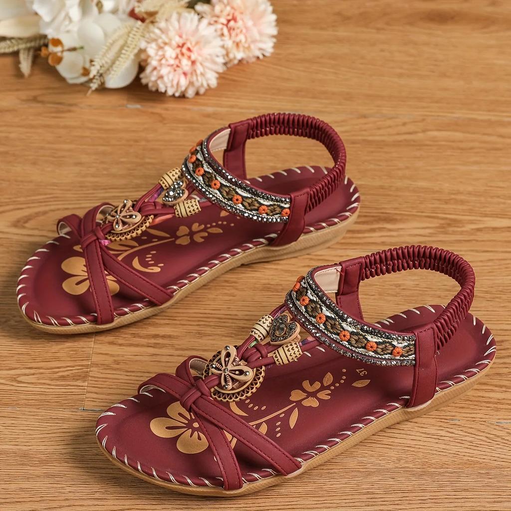 Women's Sandals High Quality Summer Sandals For Woman Shoes Summer Footwear Bohemia Sandalias De Mujer New Flat Sandals Women