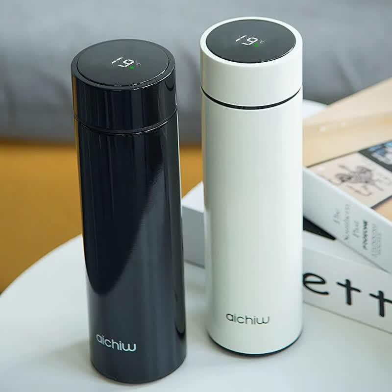Aiqiwu Lile 450ml Smart Temperature Display Stainless Steel Tumbler