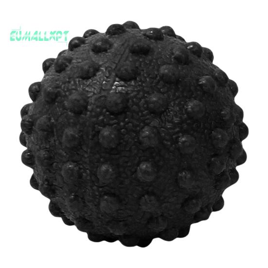 

Массажный мяч для эффективного расслабления мышц - оборудование для фитнеса, упражнения для фасций, облегчение боли, мяч для йоги для фитнеса S чёрный