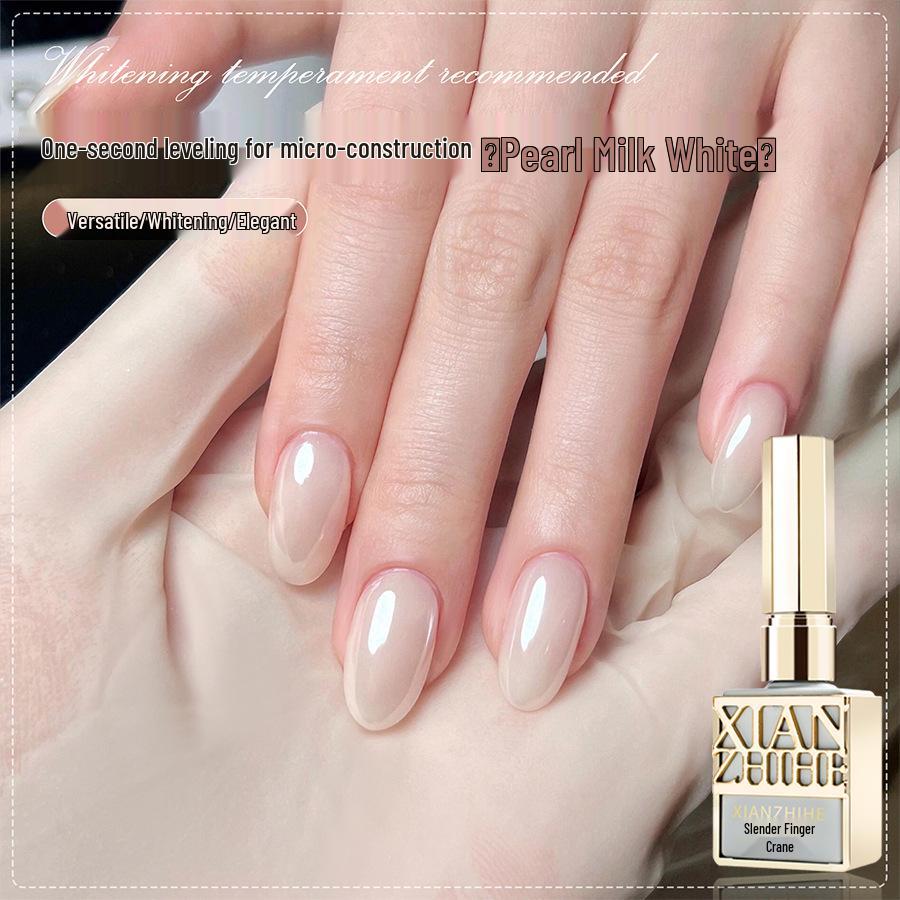 

2026 Milky White Pearl Gel: Versatile, Self-Leveling Nail Polish for Salons