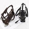 Hollow Tote Bag Messenger Bag Set with Shoulder Strap PU Encasement for Handbag Crossbody Shoulder Bag DIY Accessories