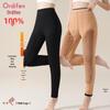 Oudifen Women's High-Waist Thickened Camel Wool Thermal Leggings