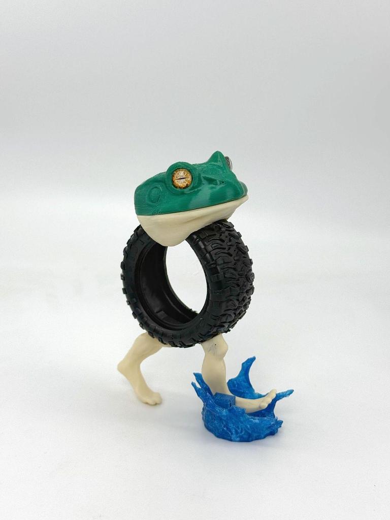 3D Printed Articulated Deep Sea Monster Toy – Creative Novelty