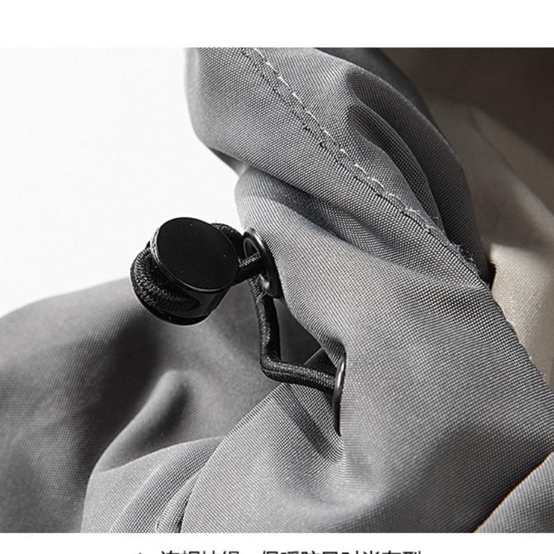 Winter New Trendy Solid Color Men's Cotton Coat Thickened Loose Casual Cotton Coat Men's Daily Hooded Coat Large Size M-5XL