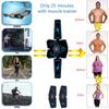 Abdominal Muscle Stimulator EMS Electric USB Rechargeable Abdominal Vibrating Belt ABS Muscular Trainer Slim Fitness Equipment
