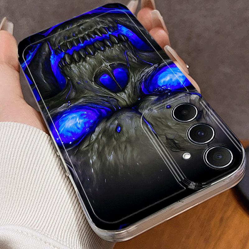 Skeleton phone case for Samsung Galaxy S26 S25 S24 S22 S21 S20 fe/plus/Ultra anti drop transparent soft shell