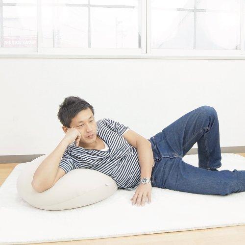 Flex Sales Bead Cushion, Made In Japan, Floor Cushion, Wine Red, Earth Tones, PFC-6312AW