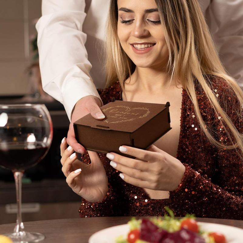 20 Gründe, warum ich dich liebe Geschenk, Valentinstag Romantische Herz-Puzzle-Box für Freundin, Freund, Frau, Ehemann, Ich liebe dich Mama, Beziehungsgeschenke