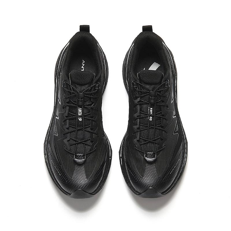 Anta Explore Pro Simple Versatile Comfortable Non-Slip Wear-Resistant Low-Top Casual Running Shoes Men Sneaker Basic-Black 912525589-3