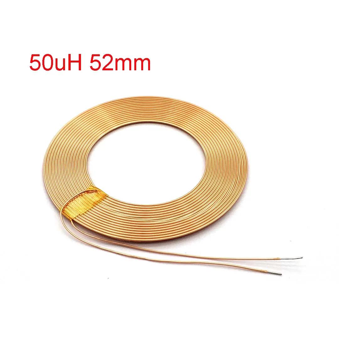

10MM 20uH 20MM 10uH 30MM 30uH 32MM 3.7uH 38MM 30uH 43MM 14uH 52MM 50uH 47*32MM High Current Wireless Power Supply Coil 52MM 50uH