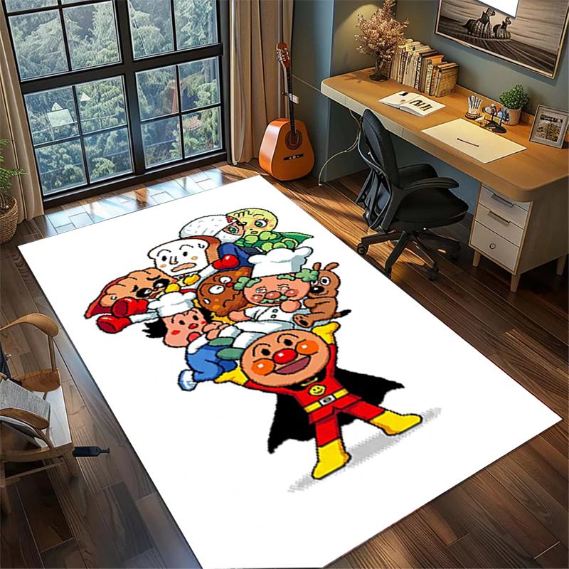 Waschbare rutschfeste Fußmatte Brot Superman Teppich für große Flächen Heim Schlafzimmer Gamer Zimmer Dekor