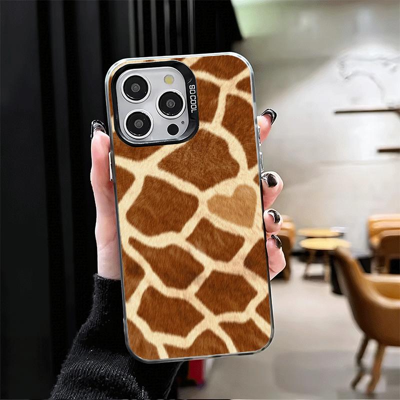 Giraffe Animal Pattern Shockproof Phone Case for iPhone 17 Air 16 16E 15 Pro Max 14 Plus 13 Mini 12 Back Cover Anti Fall Fundas