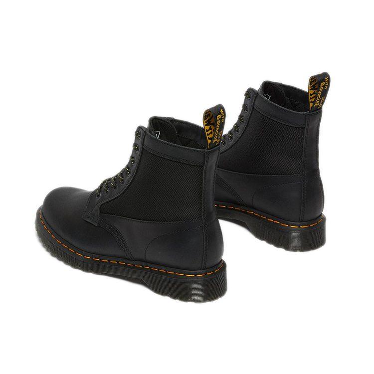 Dott. Stivali con Lacci in Pelle a Pannelli Martens 1460 Nero/Giallo 26912001