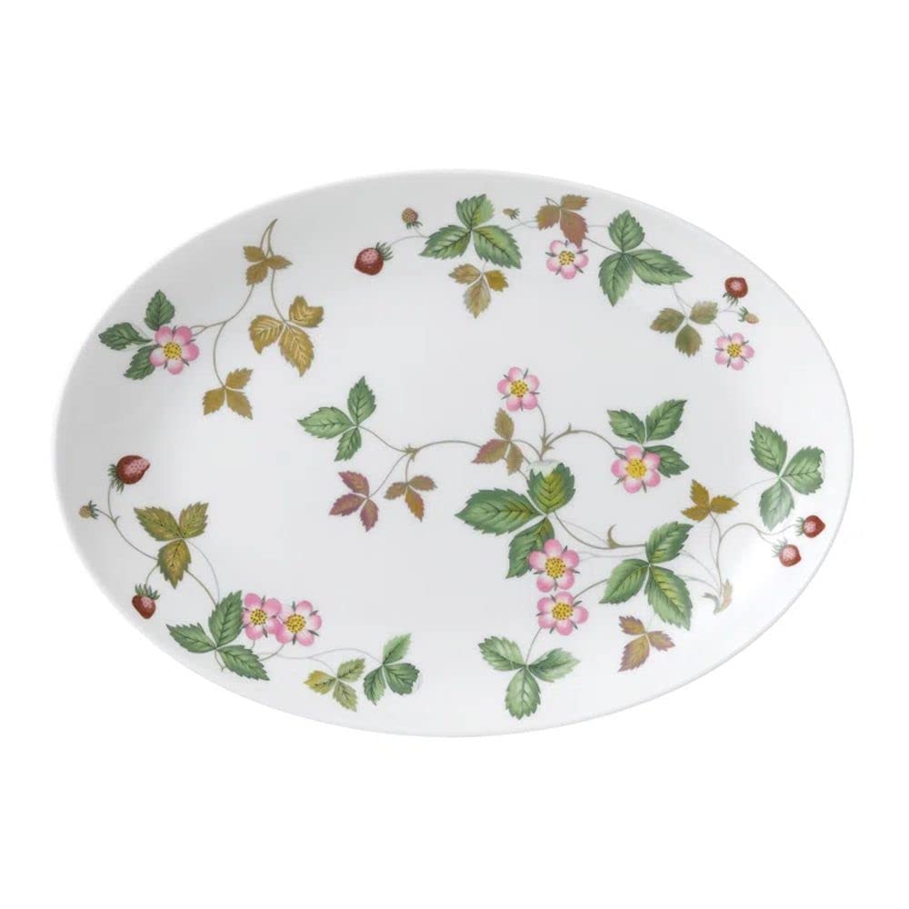 

[Officially Imported] Wedgwood Wild Strawberry Casual Oval Dish, 30cm, Wedding Gift, 40032757