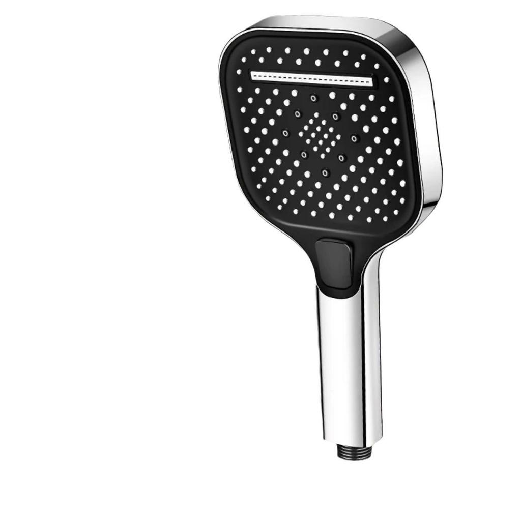 Square Handheld Pressurized Rain Shower Head for Bathroom