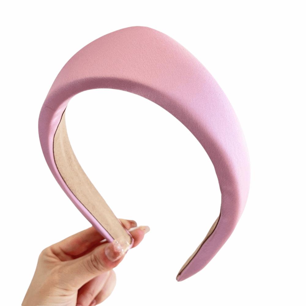 Retro Simple Fabric Women Hairband Elegant Anti Slip Hair Hoop Triangle Wide Edge Headband  Women