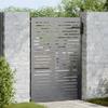 Garden Gate Black 85 X 125 Cm Powder Coated Steel
