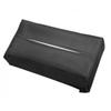 XSAJU Car Hanging Tissue Black Case, Leather-look, Visor,