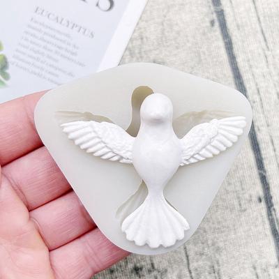 Dove Silikonová forma na cukrovou hmotu Pryskyřičné nástroje Forma na pečení cupcakes Nástroje na zdobení fondánových dortů