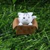 Decoration Cute Kitten Ornament Crafts Cartoon Car Figurine Poor Box Cat Kitty Model Small Statue