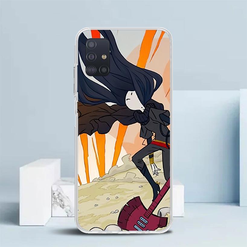 Adventure Marceline Jujuba Soft Cover for Samsung Galaxy A12 A22 A32 A52 A72 A02S Phone Case Note 20 Ultra 10 S10 Plus A51 A71 A