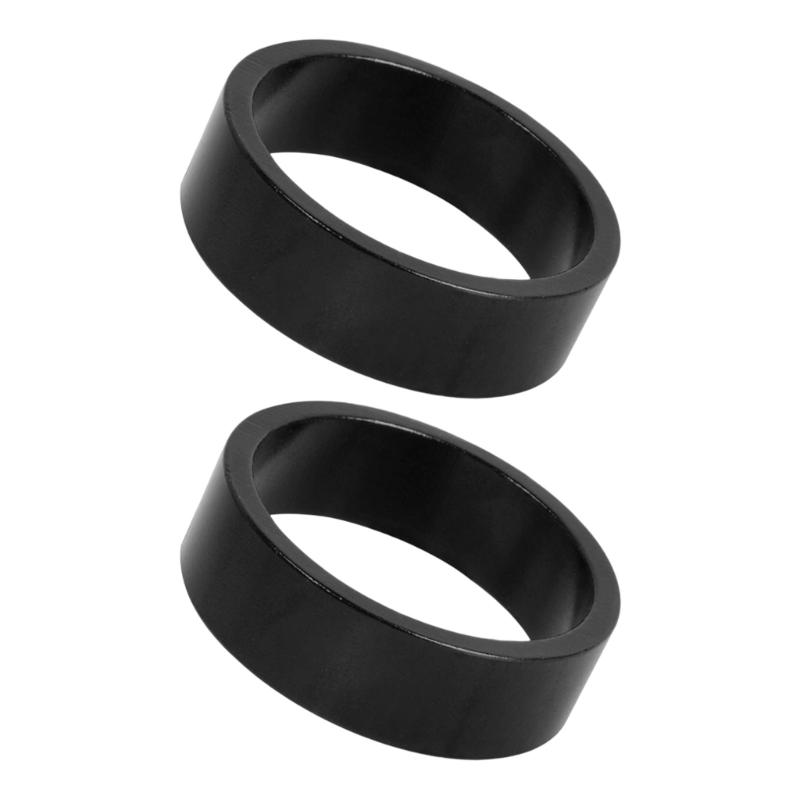 

2Pcs Road Bicycles Headset Washer Bike Stem Headset Spacers Aluminum Alloy Bike Fork Washer Bicycles Accessories чорний