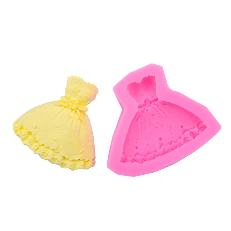 

Wedding Dress Princess Silicone Baking Mold