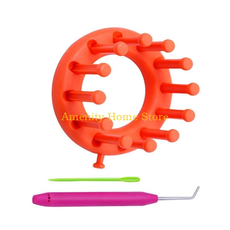 F26C Hook Needle Round Knitting Weave Weaving Scarf Sweater Hat Shawl Stitching Knitting