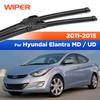 OEM Fit / Quiet Wipe / All-Season  Wiper Blades For Hyundai Elantra MD / UD 2011-2015 2012 2013 2014  Windshield Wipers 26"+14"