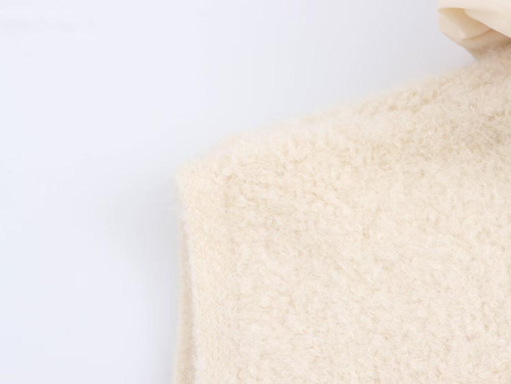 2024 Autumn Women's Casual Knit Half-Zip Hooded Vest