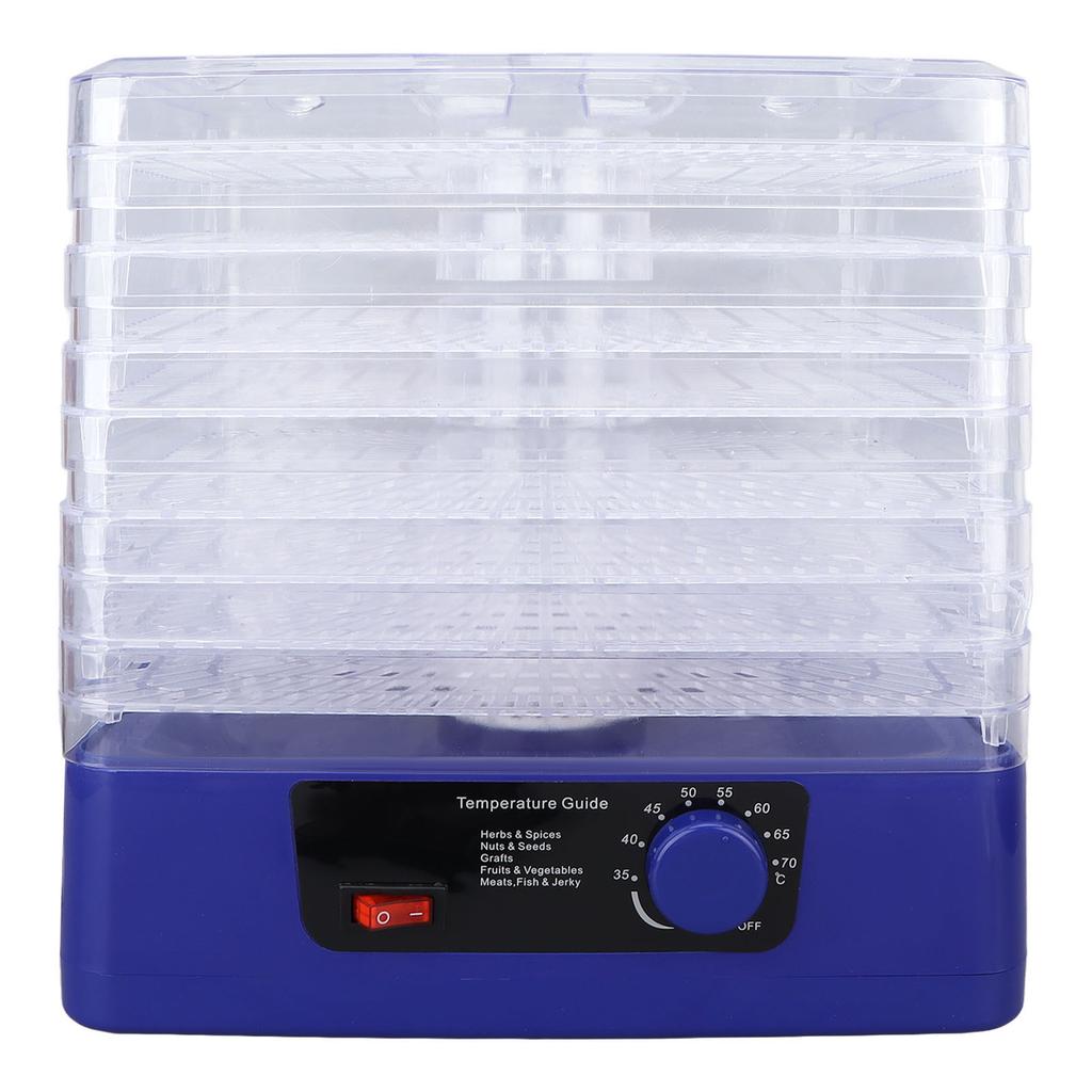 Food Dehydrator Machine High Heat Circulation Fruit Dryer 8 Trays for Kitchen 350WEU Plug 220V