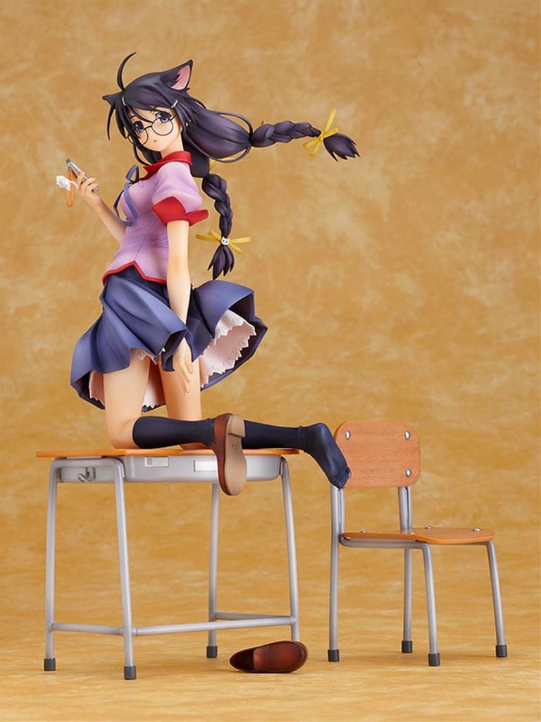 Bakemonogatari Tsubasa Hanekawa Scale PVC Painted Finished (1/8 Product)