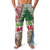 Men's Allover Printed Home Pants Sleeping Pajama Pants Long Pants Pajama Pants