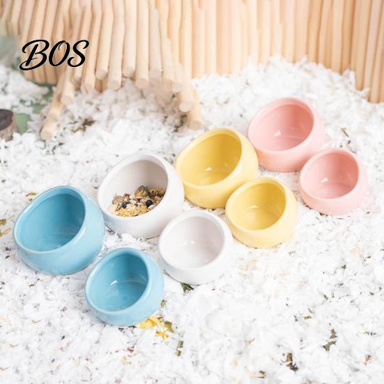 Small Animal Feeding Dish Ceramic Hamster Food Bowl, Animals Drinking Non-tip Pet Container for Dwarf Gerbil Rat Mice Guinea Pig Bowl