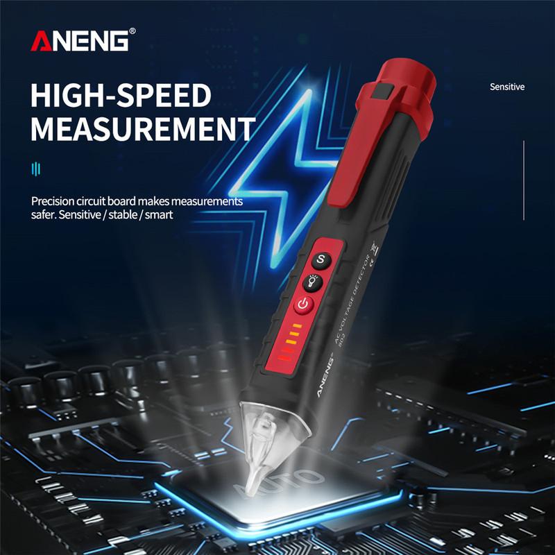 Non Contact AC Voltage Detector 12V-1000V sensitivity adjustable Pen style tester meter voltage indicator voltmeter