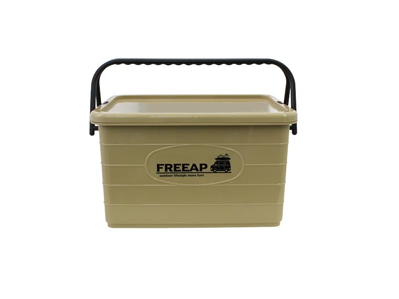 

FREEAP Handle Container, Sand, Leisure, Outdoor Storage Basket with Handle and Lid