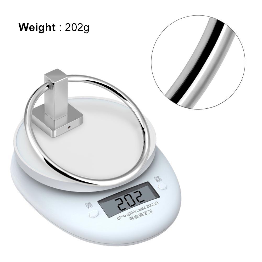 Stainless Steel Towel Ring Holder Bathroom Accessories Wall Mounted