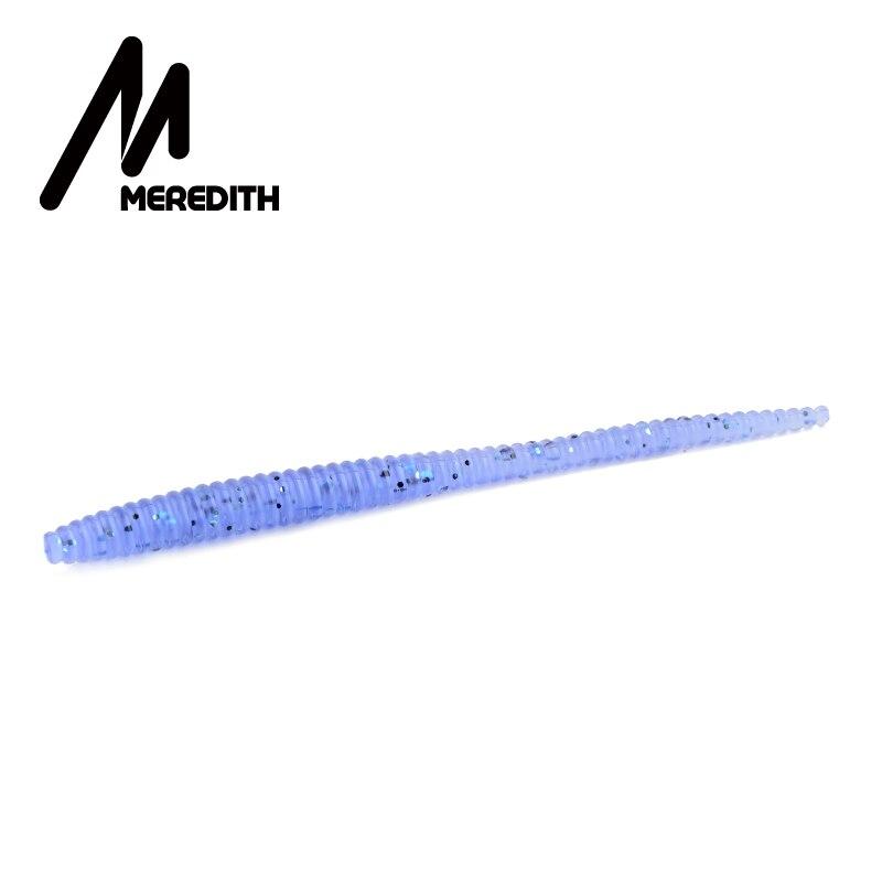 MEREDITH Forellenwurm Weichköder 60mm/0,4g 50 Stück & 80mm/1,12g 20 Stück Langsam sinkend Hecht Barsch JXC06