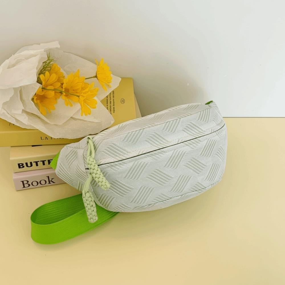 

Multi-Functional Single-Shoulder Crossbody Chest Bag Adjustable Strap Waist Bag Sports Shoulder Bag Student зелений