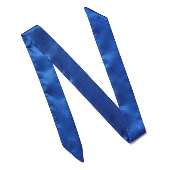 Cienka miękka wstążka na głowę imitacja jedwabiu szalik w dłuższym stylu dekoracyjna wstążka damska opaska na głowę włosy Streamer akcesoria do włosów
