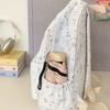 Schoolbag Fashion floral sweet schoolbag College student backpack Women's large capacity junior high school backpack Student schoolbag