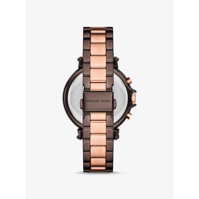 Michael Kors Oversized Maren Two-Tone Watch MK7496
