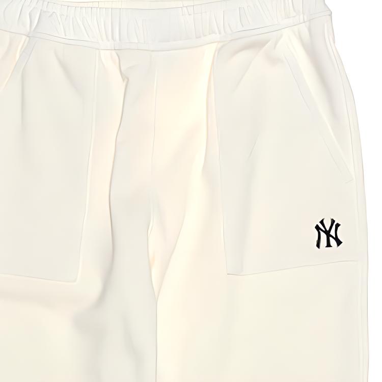 New MLB New York Yankees Casual Pants Unisex Ivory 3APTB0351-50IVS