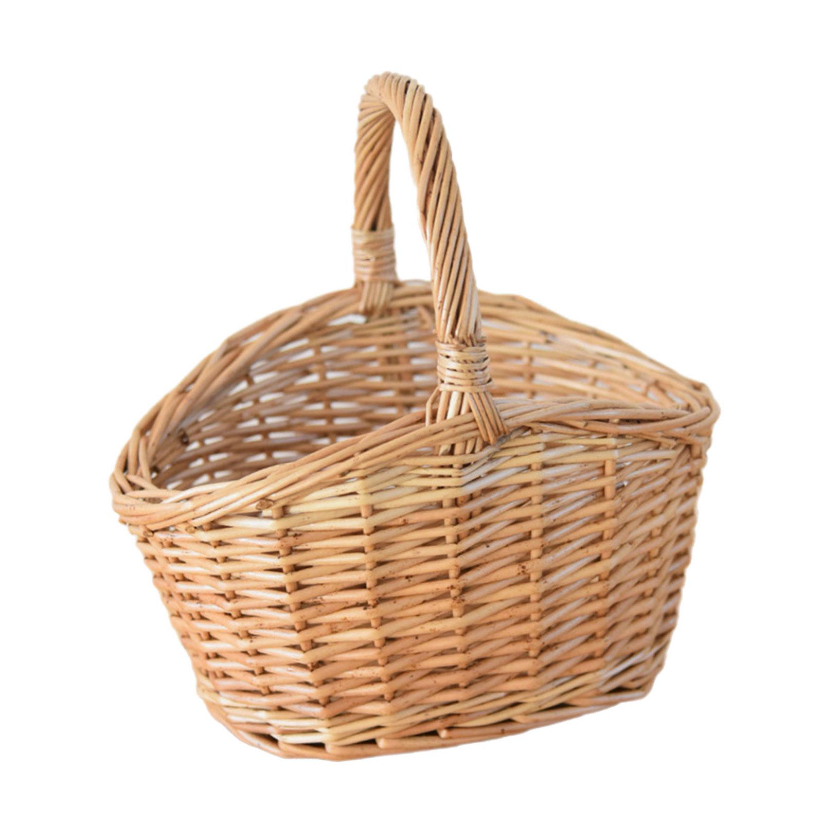 Practical Sturdy Handwoven Wicker Basket with Handles for Easy Carrying and Multipurpose Storage Organization Solution 1