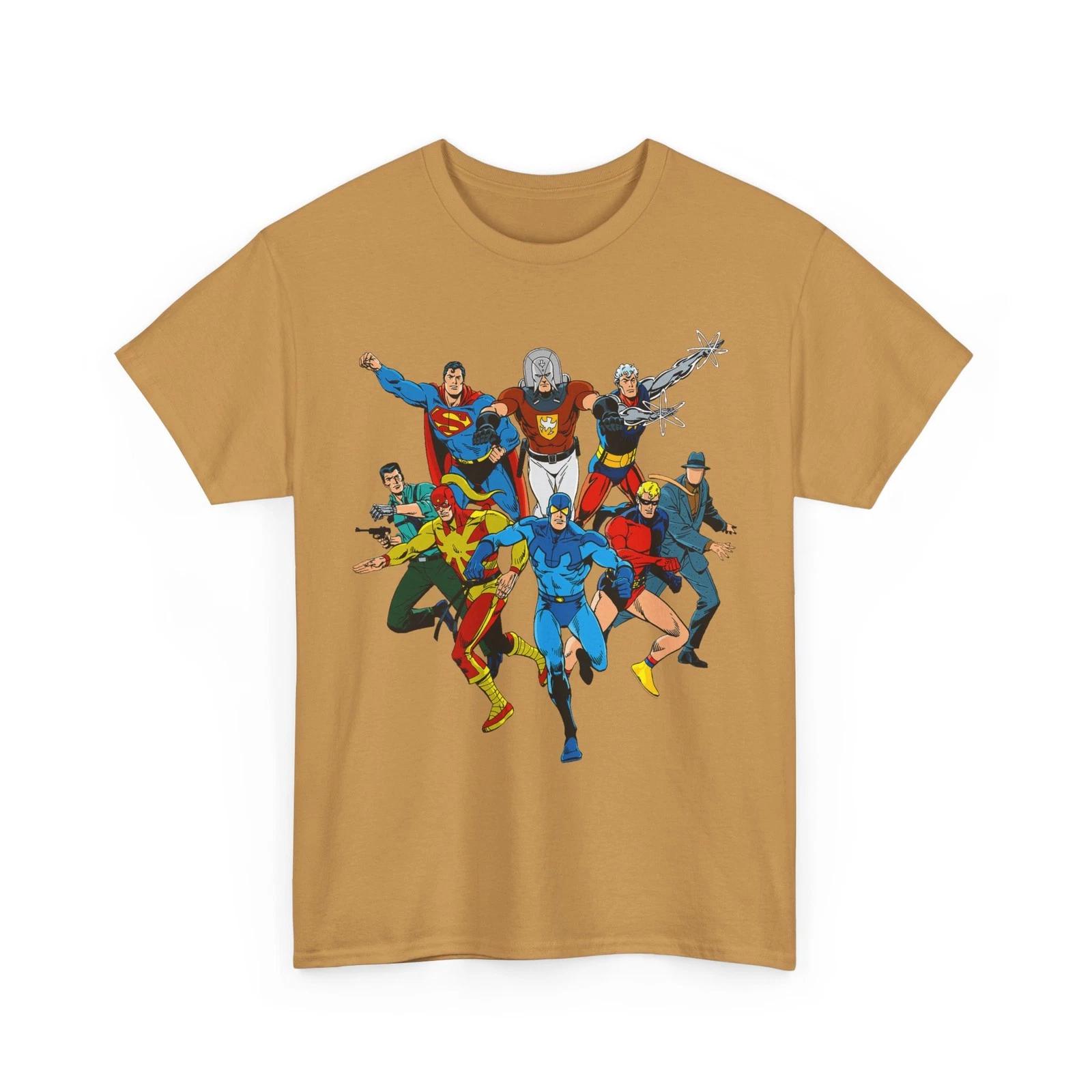 Charlton Characters T-Shirt DC Comics Captain Atom Peacemaker Vintage-Style Tee XL