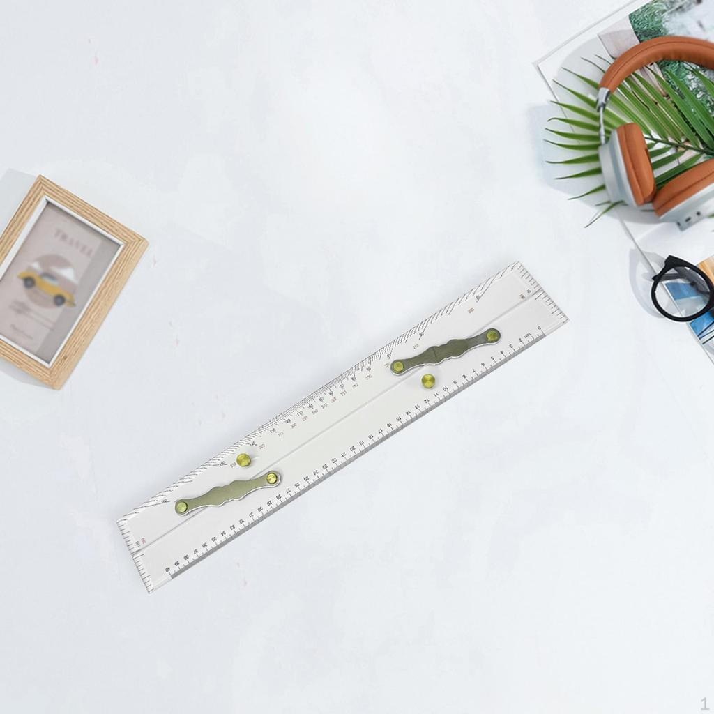 Marine Navigation Parallel Ruler Boat Accessories Compact Precision Portable for Ship Drawing