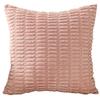 Durability Corduroy Cushion Cover with Invisible Zippered Close Enhances Any Decors Styles Standard Size 45x45cm