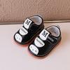 Boys' Spring/Autumn Single Shoes for Toddlers 0-2 Years Old, Soft-Soled Anti-Slip Infant Squeaky Shoes.