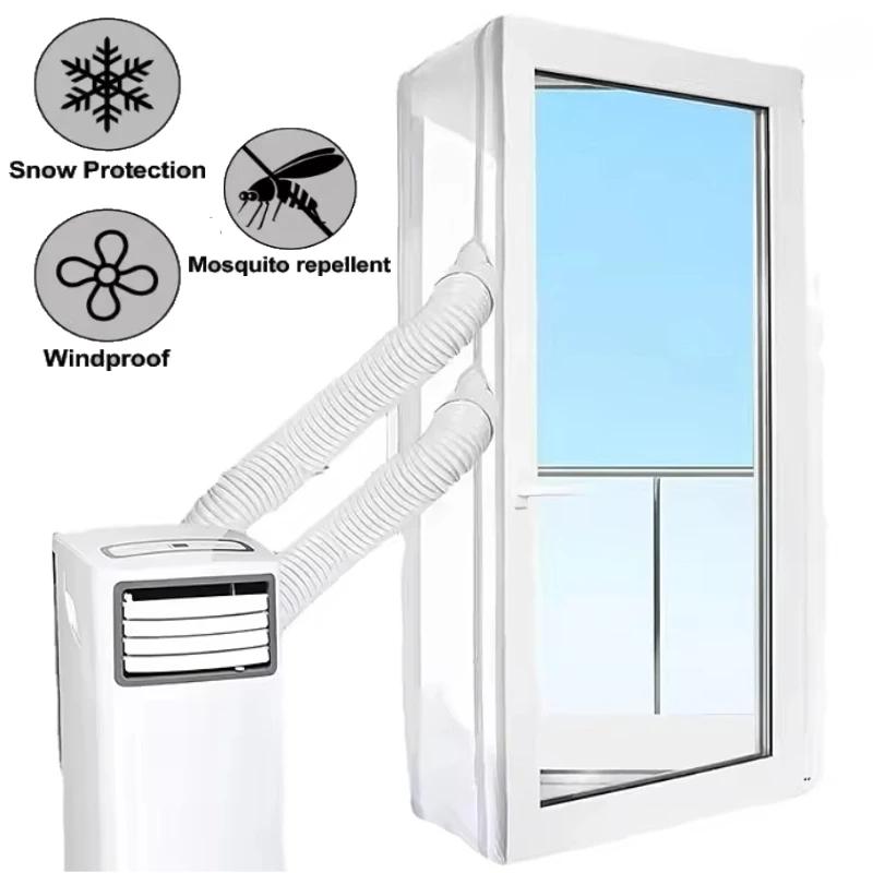 Universal Window Seal for Portable Air Conditioner Tilting Sloping Windows Easy To Install Mobile Air Conditioner Cloth