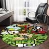 1pc Ben10 Print Round Carpet Chair Round Carpet Suitable for Bedroom Living Room Home Decorative Carpet